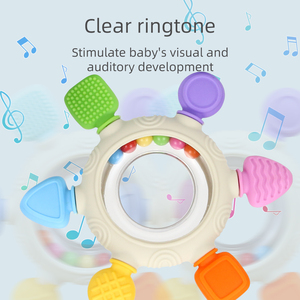 ยางกัดสำหรับเด็กวัยหัดเดินของเล่นนุ่มฝึกประสาทสัมผัสซิลิโคนเกรดอาหาร - Product Image 6