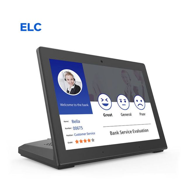 8-Inch L-Shaped Touch Screen LCD Display Android Tablet for Business Use in Hotels Restaurants Offices