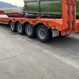 Remolque de Plataforma Baja ORENOR de Venta Directa de Fábrica, 3/4 Ejes, para Transporte de Excavadoras, Estructura de Acero - Product Image 5