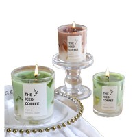 Aromatherapie-Kerze Bestseller Kreative Glaskerze Halbhandgefertigt Party- und Heimdekoration Atmosphärische Rauchfreie Kerze