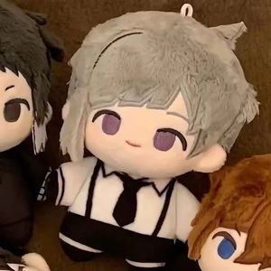 Peluche de collection de personnages kawaii <span class=keywords><strong>Bungo</strong></span> Stray Dogs Dazai Osamu Nakahara Chuuya 10 cm, jouets en peluche d'anime, décoration en peluche - Product Image 3