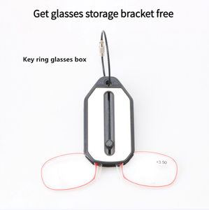 <strong>Portable</strong> Slim TR90 Lightweight Clip Mini Folding <strong>Reading</strong> <strong>Glasses</strong> Unisex Eye Protection - Product Image 1
