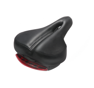 Sillín de <span class=keywords><strong>bicicleta</strong></span> de cuero PU de alta densidad Ferts con 5 LED, <span class=keywords><strong>luz</strong></span> de 4 Funciones, suave y absorción de impactos para montar en MTB - Product Image 5