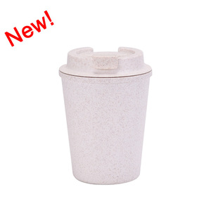 Grenz überschreitende europäische amerikanische doppels chichtige Plastik kaffeetasse Tragbare Mini-Mode Einfaches Design Thermal Party Office Cup - Product Image 6