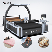 Mesa de Corte Plana CNC Digital AOL de Alta Precisión con Alimentación Automática para Prendas, PVC, Telas y Alfombras con Cuchilla Oscilante