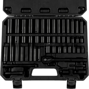 50-Piece 1/4-Inch Drive Socket Ratchet Wrench <b>Set</b> Metric Bit Hand <b>Tools</b> Hard Case OEM Auto Repair <b>Garden</b> 50pcs 50- - Product Image 4