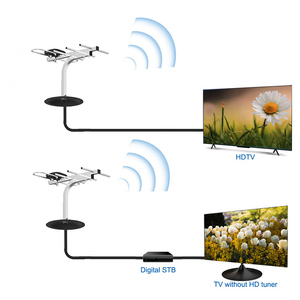 Antena de TV de Aluminio de Alta Ganancia 4K para Interiores, Antena Digital HDTV, Antena de TV HD - Product Image 3