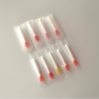 Mini applicateur en silicone réutilisable, pinceau à lèvres pour crème à lèvres, pinceau cosmétique pour estomper le brillant à lèvres, pinceau portable