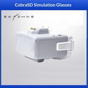 Gafas de video FPV 5.8G Skyzone Cobra SD con interfaz multi-USB, auriculares RC VR, color blanco - Product Image 5