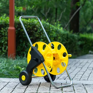 Fournitures de jardin de haute qualité 60m de capacité chariot de tuyau d'arrosage système d'irrigation de bobine de tuyau