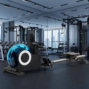 <span class=keywords><strong>Rameur</strong></span> pliable pour la maison, équipement de fitness ZB-RM-5, rangement <span class=keywords><strong>vertical</strong></span>, avec application Bluetooth et moniteur LED intelligent - Product Image 1