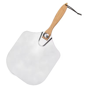 Ensemble d'outils <span class=keywords><strong>à</strong></span> <span class=keywords><strong>pizza</strong></span> en aluminium pliable avec manche en bois, pelle <span class=keywords><strong>à</strong></span> <span class=keywords><strong>pizza</strong></span> pour le fromage, pour les amateurs de <span class=keywords><strong>pizza</strong></span> - Product Image 2