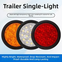 Vente en gros – Nouvelle arrivée : Feu arrière LED 12V en plastique de haute qualité, 4 pouces, pour remorque, remplacement de feux stop et clignotants, modèle camion REC-008