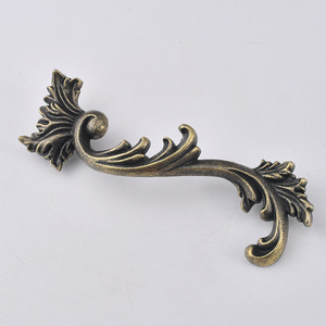 French Style Zinc Alloy Cabinet Handle Bronze Bar Shape Durable Furniture Hardware - Product Image 4