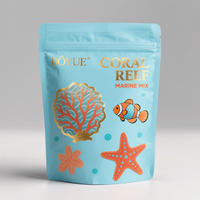 Sachet Doypack Personnalisé Imprimé pour Thé aux Fleurs, Refermable, en Feuille d'Aluminium, pour Emballage de Détail