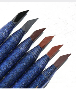 Crayon à sourcils ligne de traction rose bleue anti-bavure anti-transpiration longue durée sans bavure crayon à sourcils facile à utiliser type machette - Product Image 1