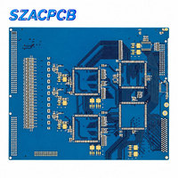Fabrication de circuits imprimés rigides à haute vitesse SZACPCB sur mesure, à une seule face, pour serveurs OEM et électronique automobile