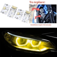 Placa LED DRL Amarilla para BMW Serie 2 M2 F87 F22 F23 220i 228i M240i 2014-2017, Módulo de Faros de Xenón, Chips de Luz Diurna