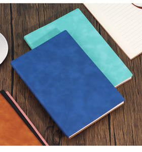 A5 Spiral Notebook Customized Logo Business Office Enterprise PU & Dorian Paper <b>Diary</b> Thickened Simple Gift <b>Custom</b> Packing - Product Image 2