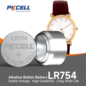 Pkcell nút di động Alkaline Pin AG5 LR754 lr48 193 1.5V <span class=keywords><strong>393</strong></span> 10B dùng một lần pin - Product Image 3