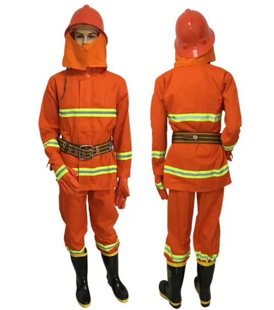 Популярный оранжевый Пожарный костюм типа 97, пожарный костюм для экстренного спасения, пожарный костюм
