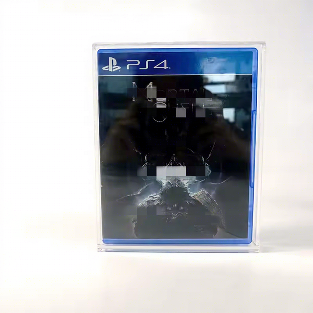 Wholesale Custom Clear PlayStation 4 Game Acrylic Display Case PS5 Video Game Acrylic Protector