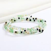 Perles de taille artisanales, chaîne de ventre africaine, perles de corps pour femmes grandes tailles, accessoires de bijoux de taille colorés