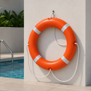 Aro Salvavidas Aprobado por <span class=keywords><strong>la</strong></span> USCG SOLAS <span class=keywords><strong>de</strong></span> 24 Pulgadas con Cinta Reflectante para Instalación en Alta Mar - Product Image 1