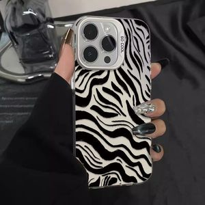 เคสป้องกันดูดซับแรงกระแทกลายม้าลายขนาดกว้างและมินิมอลลิสต์ <span class=keywords><strong>iPhone</strong></span> 11 14 15 16 <span class=keywords><strong>PRO</strong></span> MAX <span class=keywords><strong>7</strong></span> 8 PLUS x XR XS MAX - Product Image 2