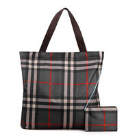 Sac fourre-tout en nylon Oxford avec logo personnalisé résistant à l'eau et recyclable avec fermeture éclair pliable en polyester recyclé