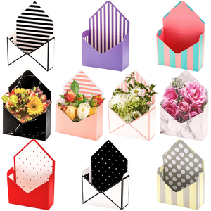 Flower Arrangement <strong>Boxes</strong> Floral Envelop Box Premium <strong>Mixed</strong> Style Florist Bouquet Packaging, Perfect for Florists and DIY Lovers - Product Image 1