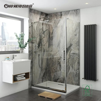 Plaque de marbre PVC brillante imperméable Good0Sound 1220*2440*3 mm avec protection UV à Guangzhou pour la décoration intérieure