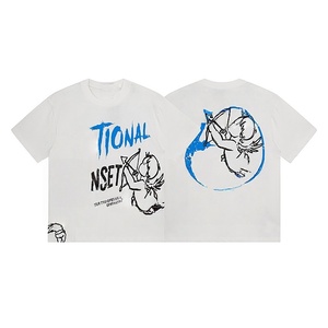 Productos para Dropshipping 2026: Camiseta de Hombre con Estampado de Emociones Mixtas, Marca de Moda Urbana, 100% Algodón, Calidad Superior, Corte Corto - Product Image 3
