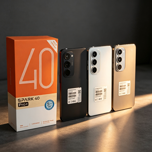 Smartphone Spark 40 Pro Plus à écran incurvé, grand écran, 5800 mAh, charge 45 W, caméra arrière 50 MP, caméra avant 32 MP, 12 Go, 512 Go, double SIM - Product Image 3
