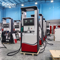 Station-service à 4 pistolets Tatsuno, distributeur de carburant, machine de pompage d'essence avec système de paiement par carte pour le Nigéria