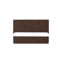 Nouveau porte-cartes de visite écologique en résidus de café, pour usage au bureau, fermeture à bouton, épaisseur 20 mm, 60 g, option d'impression de logo par sérigraphie
