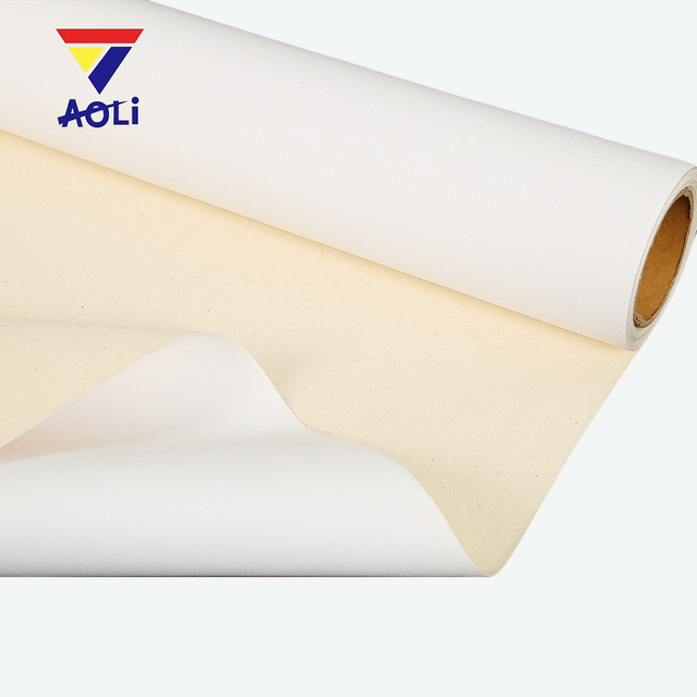 Wall Background Decoration Waterproof ECO-Solvent Wholesale Customized Canvas Fabric Polyester Blank Printing Canvas Roll