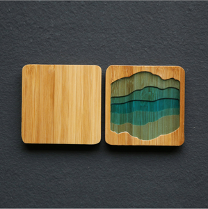 Nuovo tappetino/sottobicchiere da tè <span class=keywords><strong>in</strong></span> resina di bambù ecologico creativo - Product Image 6