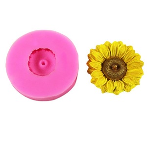 Sunflower <b>Candle</b> Silicone <b>Mold</b> For DIY <b>Candle</b> Making And Chocolate Baking <b>Mold</b> - Product Image 4