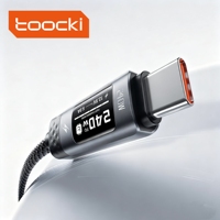 Cable de Datos Toocki Resistente con Conector Reforzado de Aleación de Aluminio, Dos Opciones de Longitud, Carga Rápida Múltiple para Uso en Sofá y Dormitorio