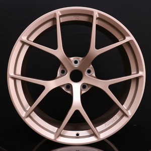 Jantes forgées modifiées de 20 pouces, pièces automobiles, design Bronze Black Hole, déport de 40 mm, 98 mm, compatibles avec BMW, <span class=keywords><strong>Audi</strong></span> et de nombreuses autres marques, neuves - Product Image 2
