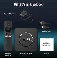 Boîtier Smart TV Mortal Q1 Fabriqué en Usine, Prix le Plus Bas, Android 14.0, Lecteur Multimédia en Streaming, WiFi 6, LAN 1000M, 4K, Commande Vocale