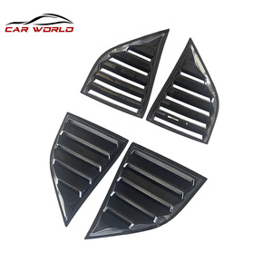 2008-2017 for ABS Plastic Gloss Black Side <b>Window</b> Vent <b>Cover</b> Scoop Windshield Vent Body Part - Product Image 3