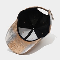 Gorra de Béisbol con Diseño de Cuadros Degradados Única para Otoño/Invierno, Unisex, Casual, para Exteriores, Protección Solar, a la Moda, Estilo Urbano