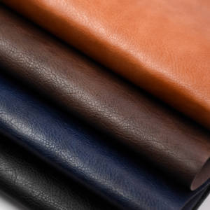 Wholesale 0.65MM Hot Stamping Custom Logo Embossed Oil Synthetic <strong>Leather</strong> Color Change <strong>Leather</strong> <strong>PU</strong> <strong>Leather</strong> for Notebook / Labels - Product Image 6