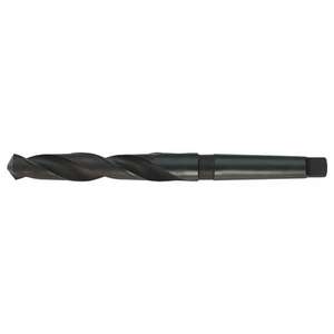 FERVI - ST2A18.25 Foret hélicoïdal à queue conique Morse, finition noire HSS R = 650 N/mm² DIN 345/N - EAN 8012667191283 DRILL BITS - Product Image 1