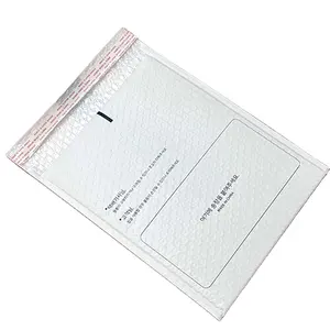 Fabrik Großhandel individuell bedruckte weiße Blase Umschlag Kunststoff Poly Bubble Mailer Wrap gepolsterte Mailing-Tasche