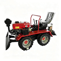 Mini Tractor Agrícola Multifuncional de Bajo Consumo de Combustible para Empujar Suelo en Huertos y Múltiples Operaciones Agrícolas