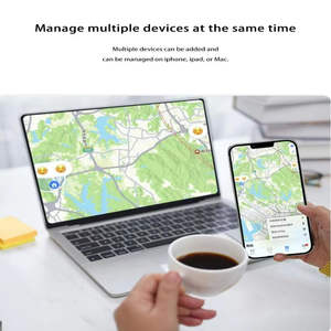 MFi trova le mie etichette aeree Anti-smarrimento localizzatore Bluetooth bagaglio Bluetooth intelligente portafoglio articolo chiave localizzatore dispositivo di localizzazione - Product Image 3