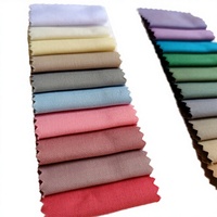 Tissu de costume en gros TR 310g/m Sergé à lisière Sergé sergé uni Teint en uni Viscose/Polyester pour uniformes et tenues formelles pour filles